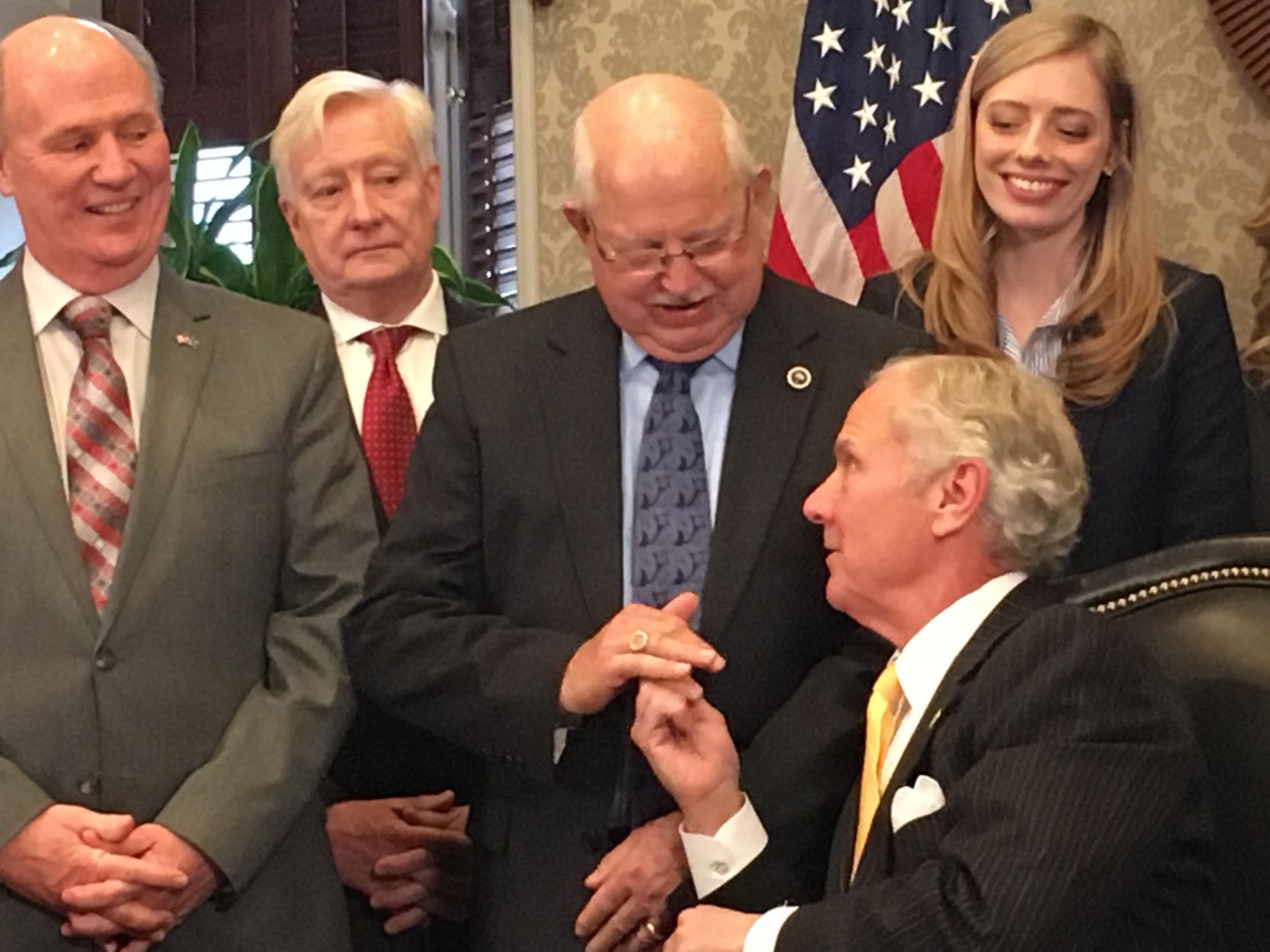 Rep. Bill Sandifer and Gov. Henry McMaster (copy)
